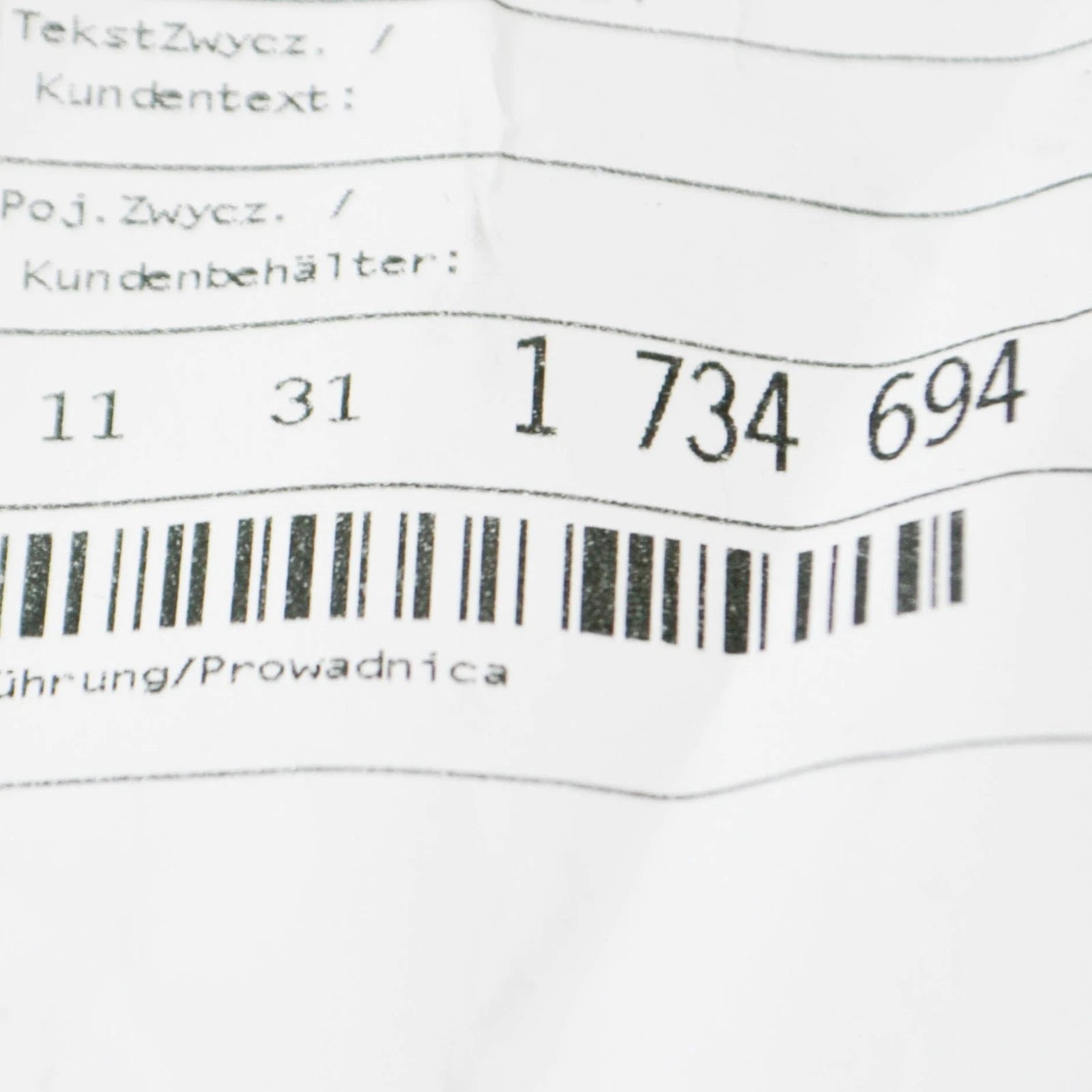 NEW BMW Z3 E36 TIMING CHAIN GUIDE RAIL 11311734694 1734694 ORIGINAL