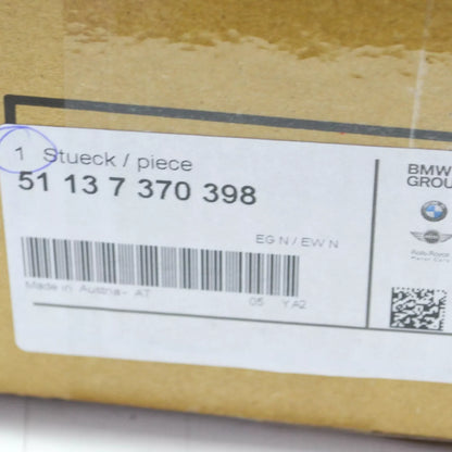 NEW BMW 6 F06 RIGHT WING FENDER MOLDING GRILLE 51137370398 7370398 2016 ORIGINAL