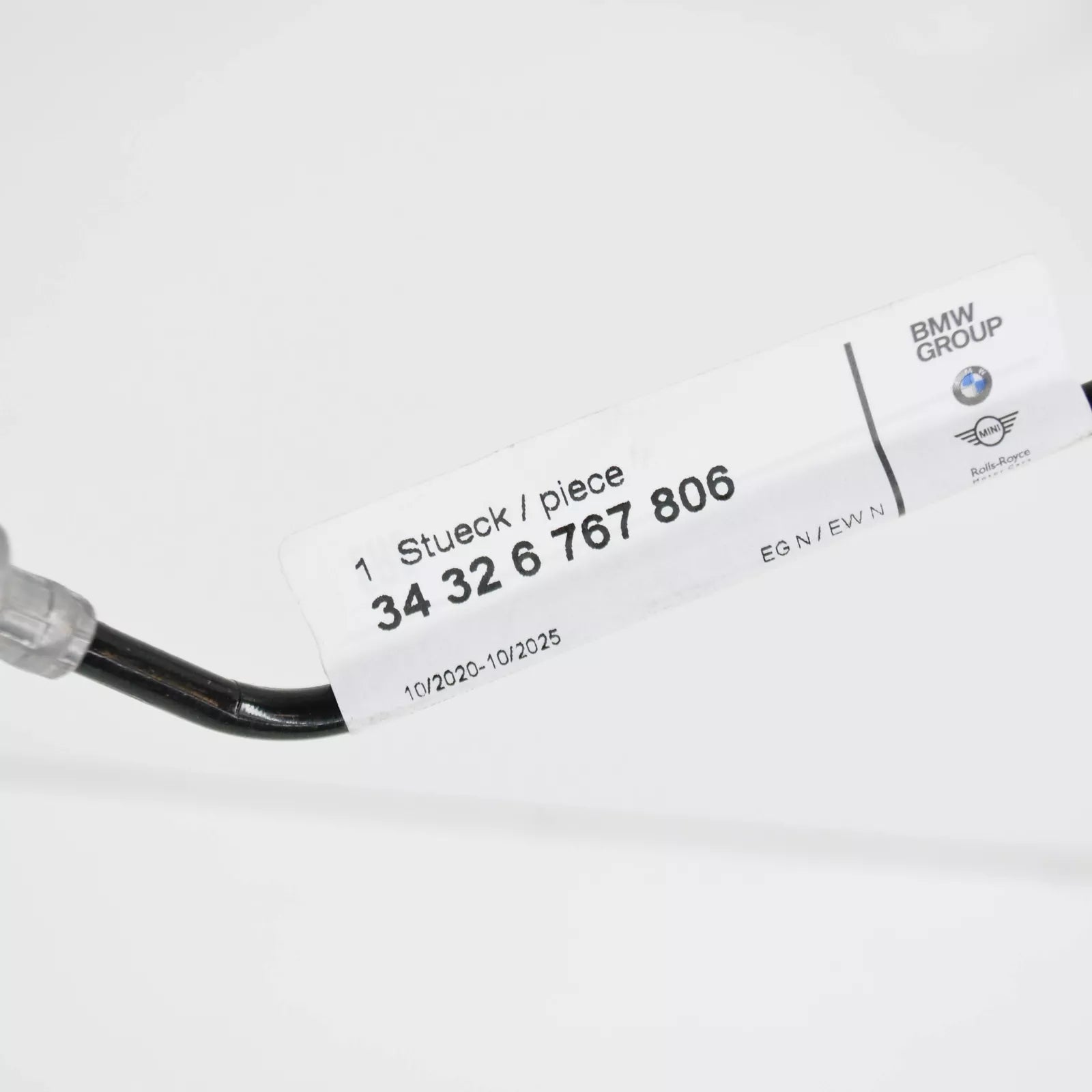 NEW BMW 5 E60 REAR BRAKE PIPELINE W/PRESSURE HOSE 6767806 34326767806 ORIGINAL