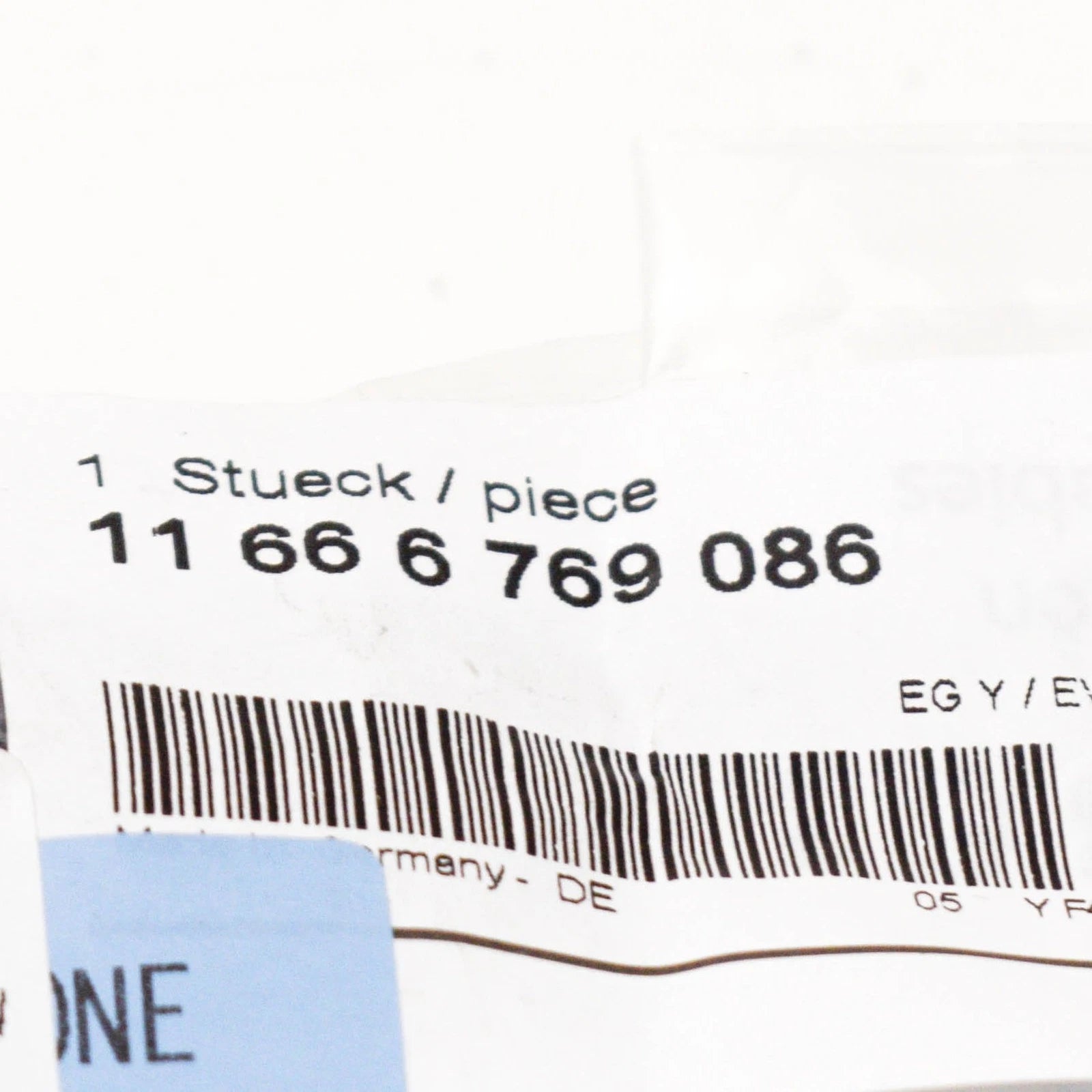 NEW BMW Z4 E89 BRAKE BOOSTER VACUUM HOSE 11666769086 6769086 ORIGINAL