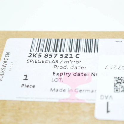 NEW VOLKSWAGEN CADDY 2K FRONT LEFT DOOR MIRROR GLASS LHD 2K5857521C