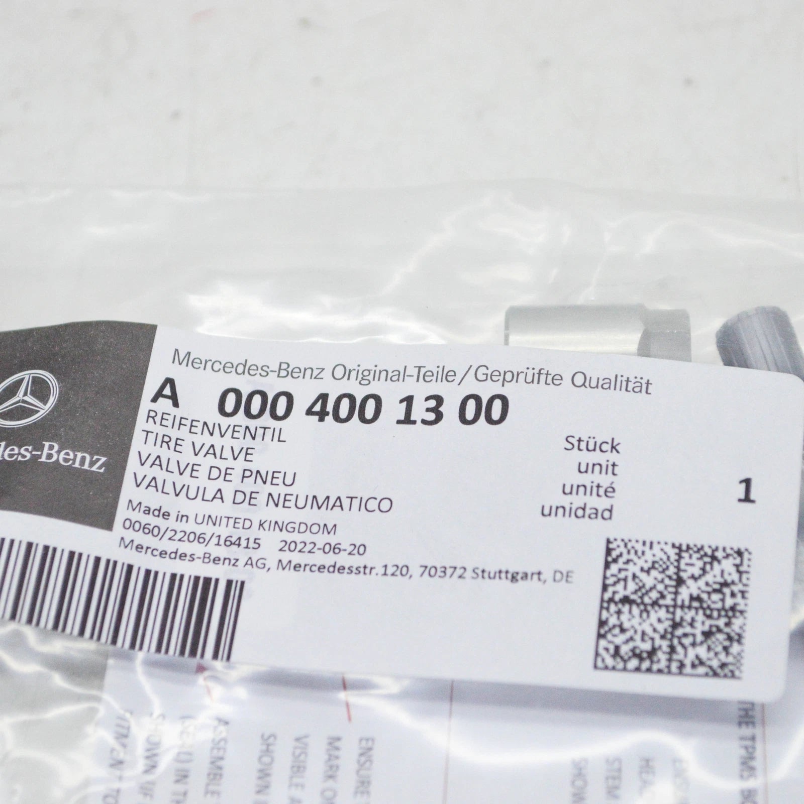 NEW MERCEDES-BENZ CLA C117 WHEEL TIRE VALVE A0004001300