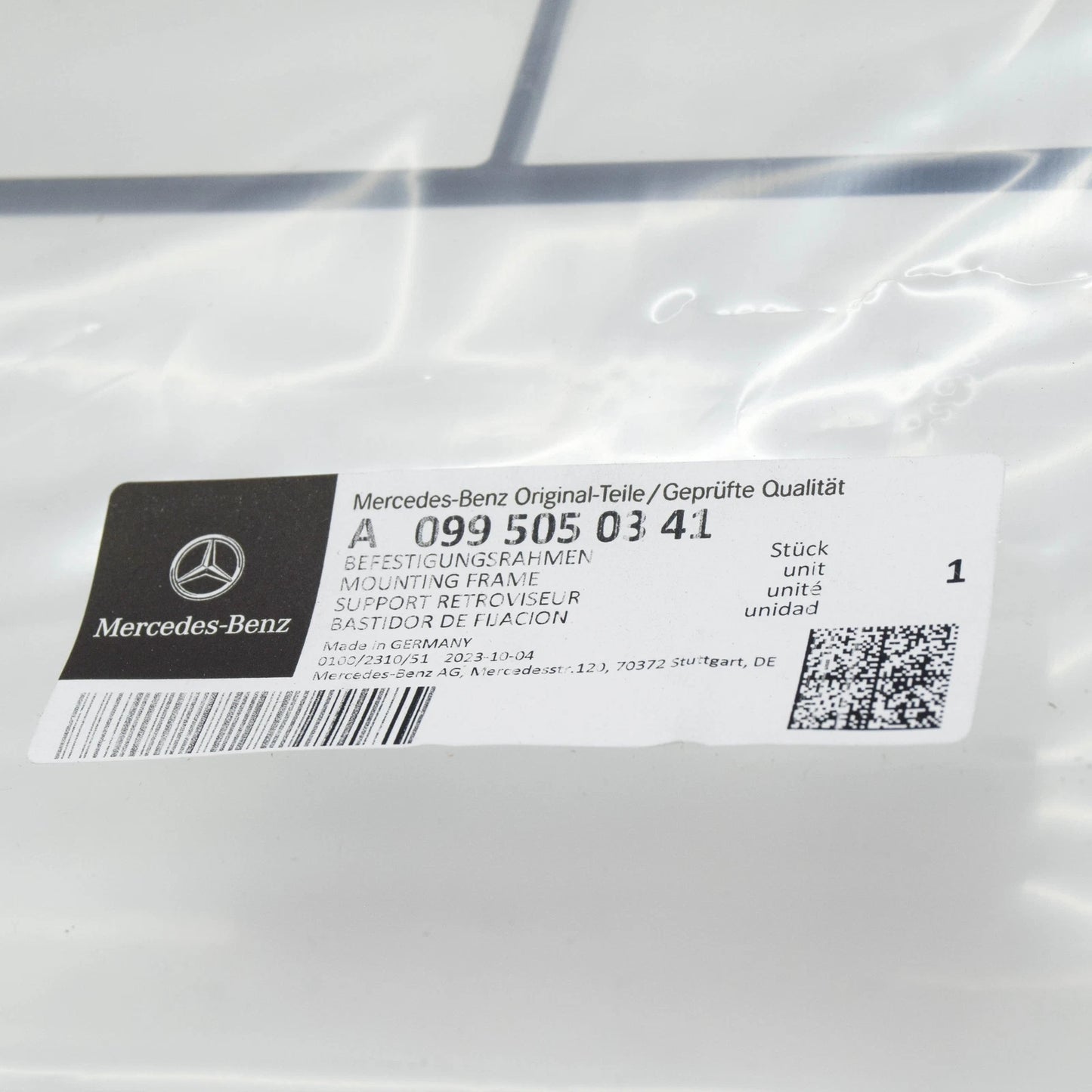 NEW MERCEDES-BENZ E W213 ENGINE RADIATOR SUPPORT FRAME A0995050341 ORIGINAL