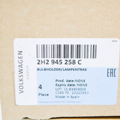 NEW VOLKSWAGEN AMAROK REAR RIGHT TAILLIGHT BULB HOLDER 2H2945258C ORIGINAL
