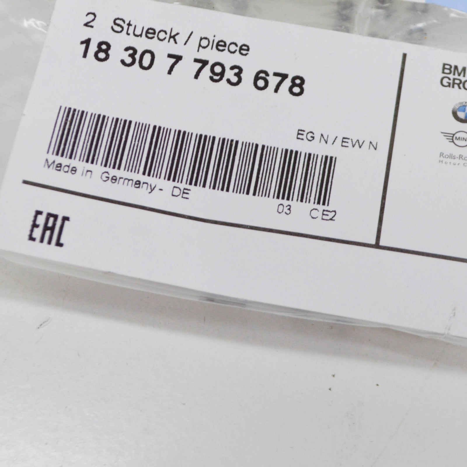 new bmw x5 e70 exhaust pipe gasket ring 18307793678 7793678 original