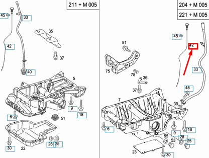 NEW MERCEDES-BENZ VITO W639 OIL DIP STICK A6420104972 ORIGINAL