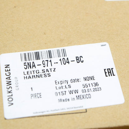 NEW VOLKSWAGEN TIGUAN AD1 REAR PARKING AID WIRING HARNESS 5NA971104BC ORIGINAL