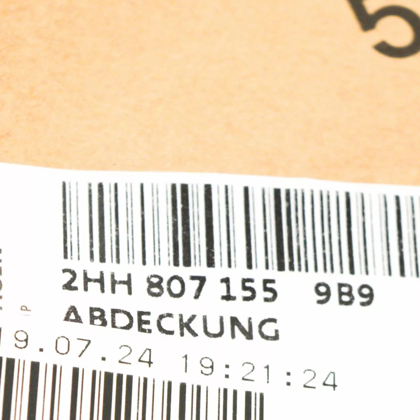 NEW VW AMAROK 2H FRONT BUMPER RIGHT TOW HOOK COVER 2HH8071559B9 ORIGINAL