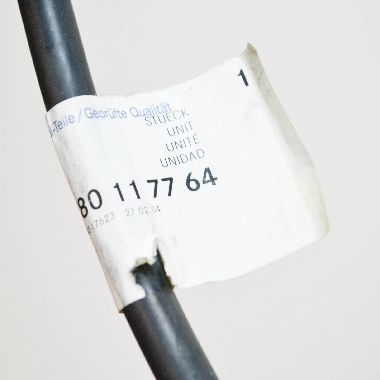 NEW MERCEDES-BENZ S W126 MOTOR TO SLIDING ROOF PLATE TUBE A126780117764 ORIGINAL