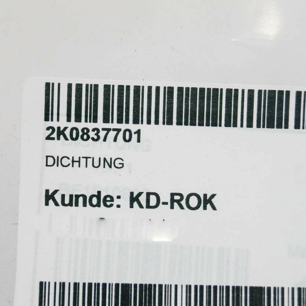 NEW VW CADDY MK3 2K FRONT LEFT DOOR SEAL RUBBER 2K0837701