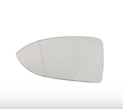 new vw golf sportsvan am front left door mirror glass lhd 510857521d original