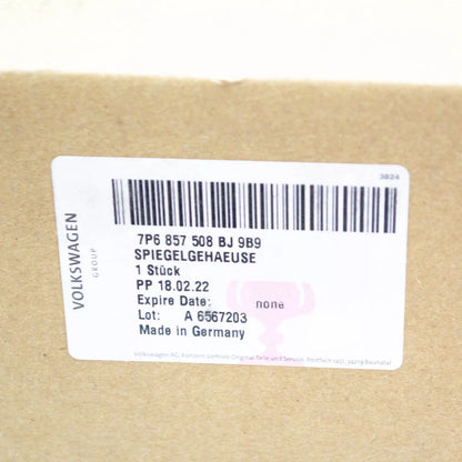 NEW VW TOUAREG 7P FRONT RIGHT SIDE WING MIRROR LHD 7P6857508BJ9B9 ORIGINAL