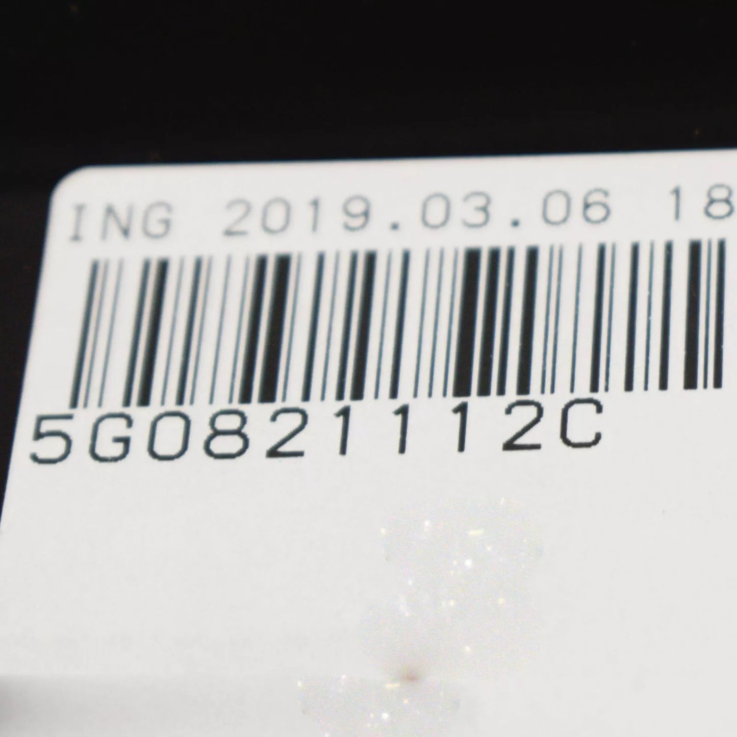 NEW VW GOLF MK7 FRONT RIGHT FENDER WING SOUND ABSORBER 5G0821112C ORIGINAL