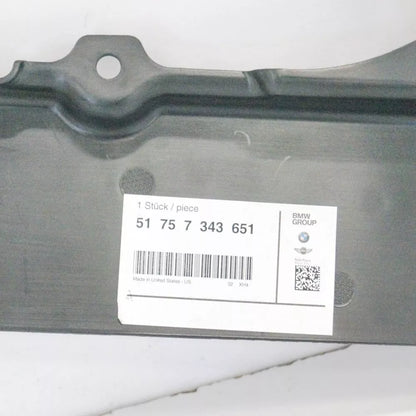 NEW BMW X5 F15 STEERING GEAR LEFT COVER PANEL 51757343651 7343651 ORIGINAL