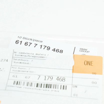 NEW BMW 1 E81 FRONT RIGHT HEADLIGHT NOZZLE SPRAY SEAL 61677179468 ORIGINAL