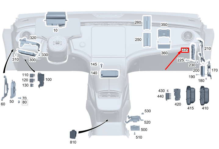 new mercedes-benz gle w167 intelligent drive control unit a2139009033 original