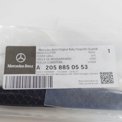 NEW MERCEDES-BENZ C C205 REAR BUMPER LEFT GRILLE COVER A2058850553 ORIGINAL