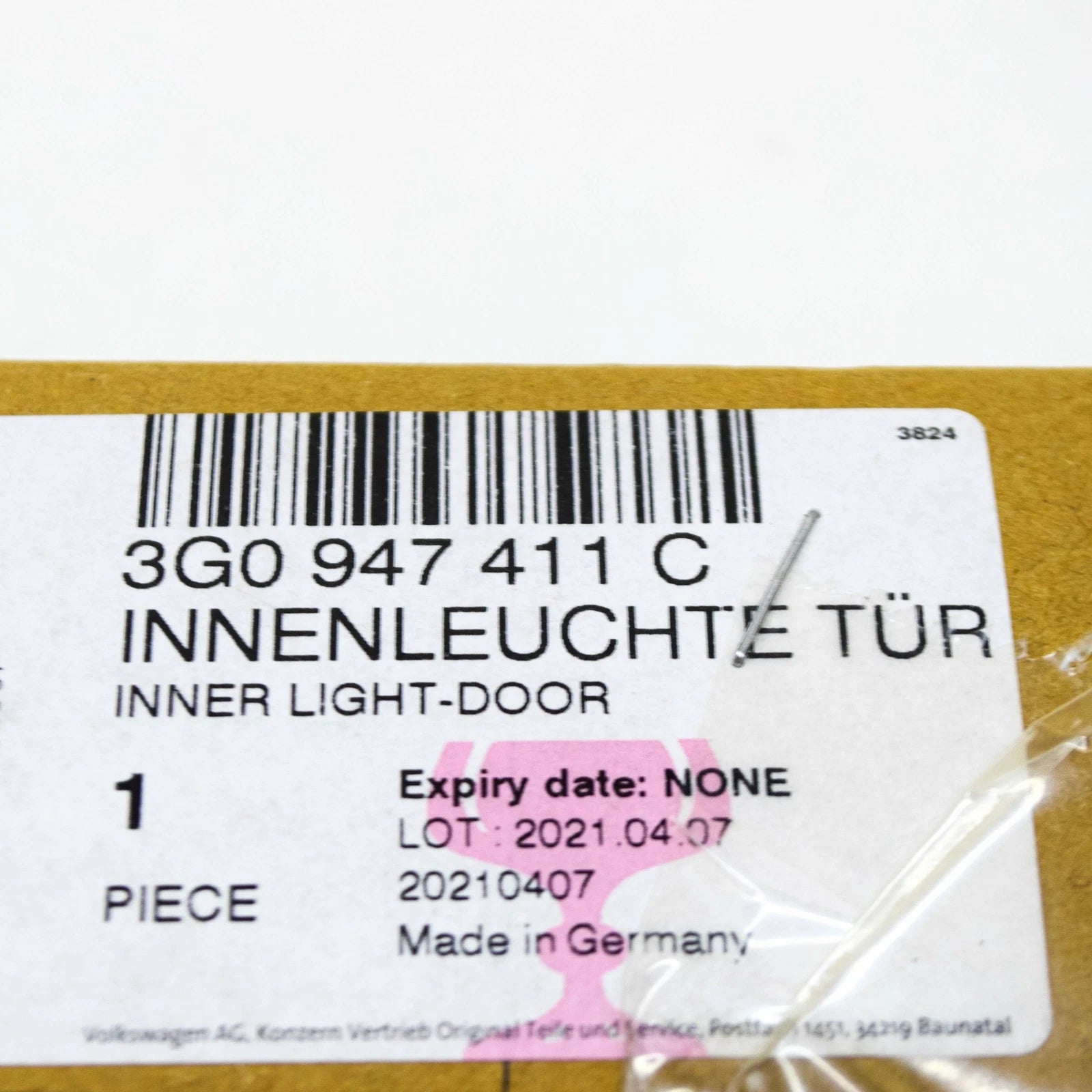 NEW VW ARTEON FRONT DOOR WARNING LED LIGHT 3G0947411C