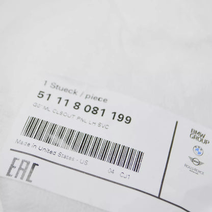 NEW BMW X4 G02 FRONT LEFT AIR INLET COVER 51118081199 8081199 ORIGINAL