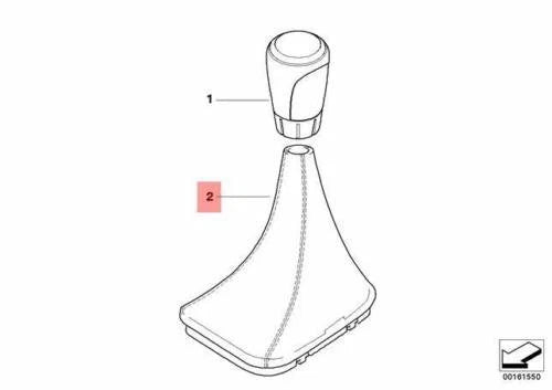 NEW BMW E90 E90N E91 E91N E92 E92N E93 GEAR SHIFT BOOT RHD 25110435849 ORIGINAL