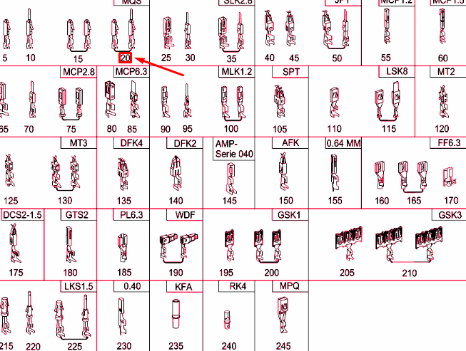 NEW MERCEDES-BENZ CLA C117 ELECTRICAL CONTACT CABLE 0.50MM A0005402305 ORIGINAL