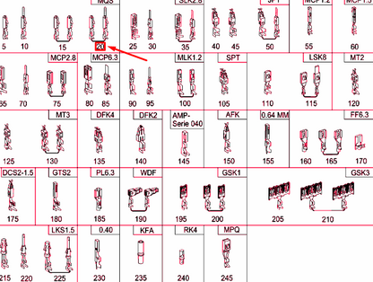 NEW MERCEDES-BENZ CLA C117 ELECTRICAL CONTACT CABLE 0.50MM A0005402305 ORIGINAL