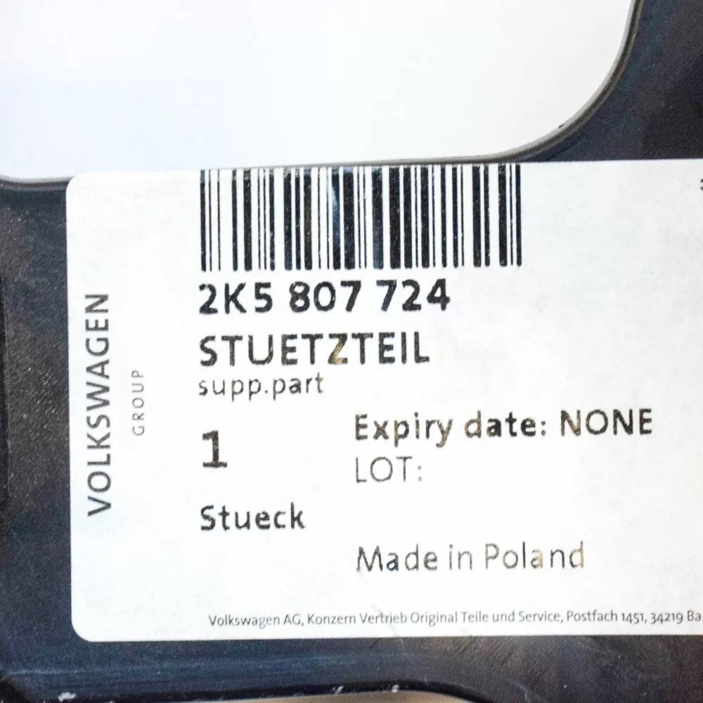 NEW VOLKSWAGEN CADDY FRONT RIGHT BUMPER HOLDER BRACKET SAA 2K5807724 ORIGINAL