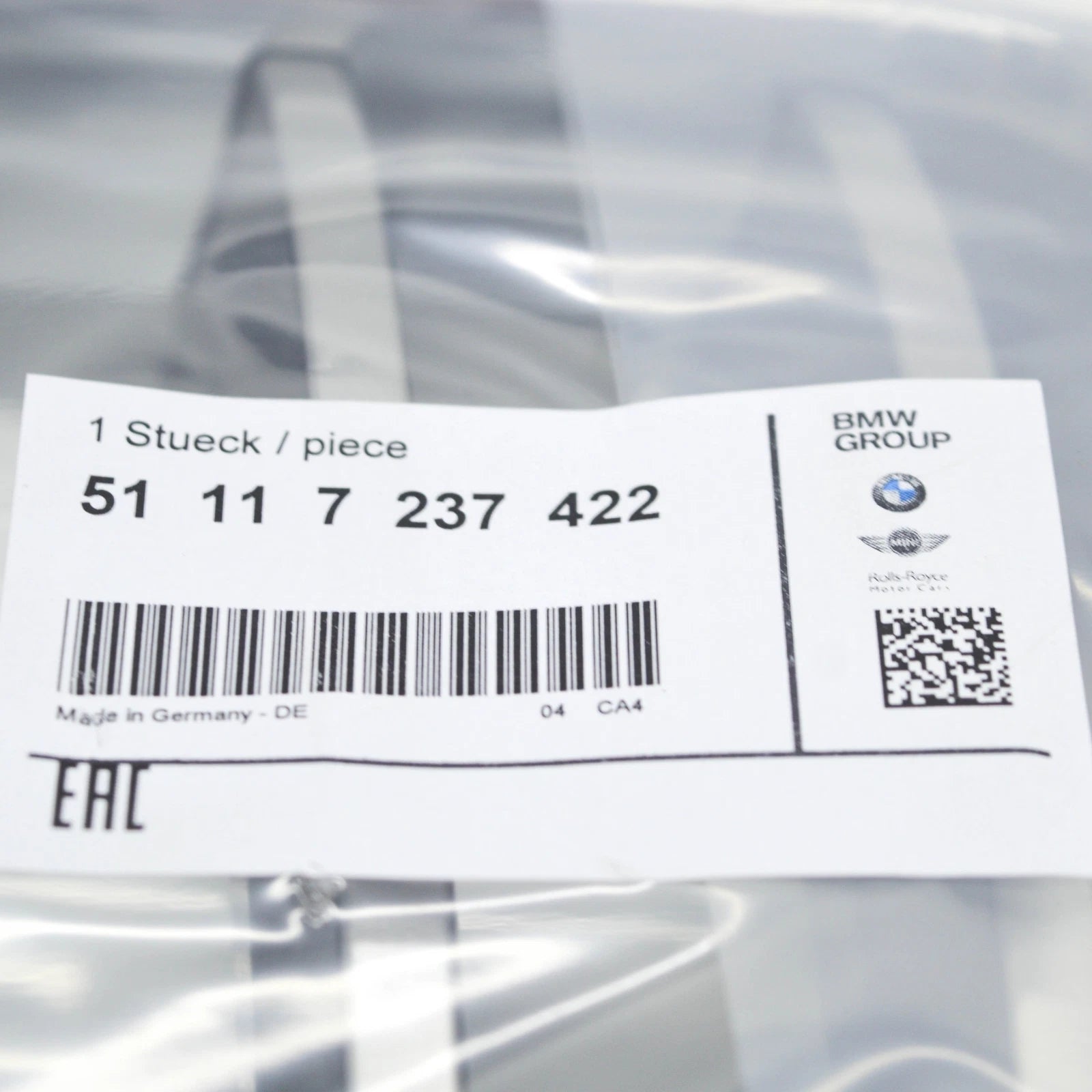 NEW BMW X3 F25 FRONT RADIATOR RIGHT GRILLE CHROME 51117237422 7237422 ORIGINAL