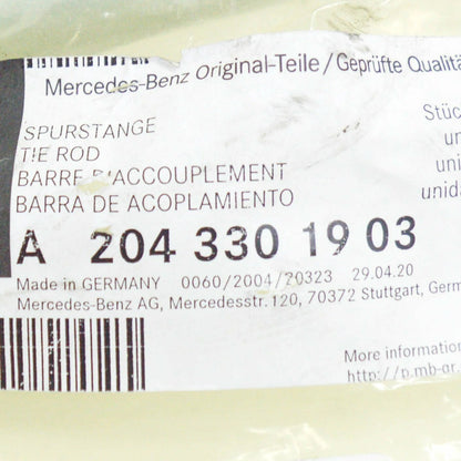 NEW MB GLK X204 STEERING GEAR LEFT OUTSIDE TIE ROD LHD A2043301903 ORIGINAL