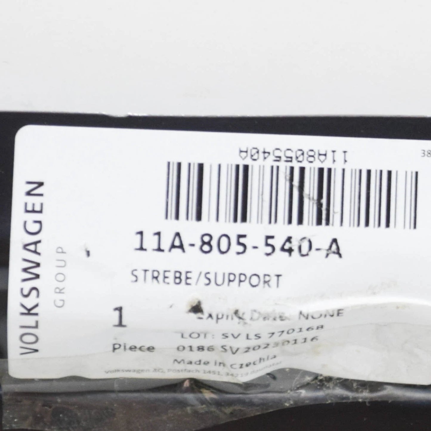 NEW VOLKSWAGEN ID.4 FRONT CENTER BRACE 11A805540A 2021 ORIGINAL
