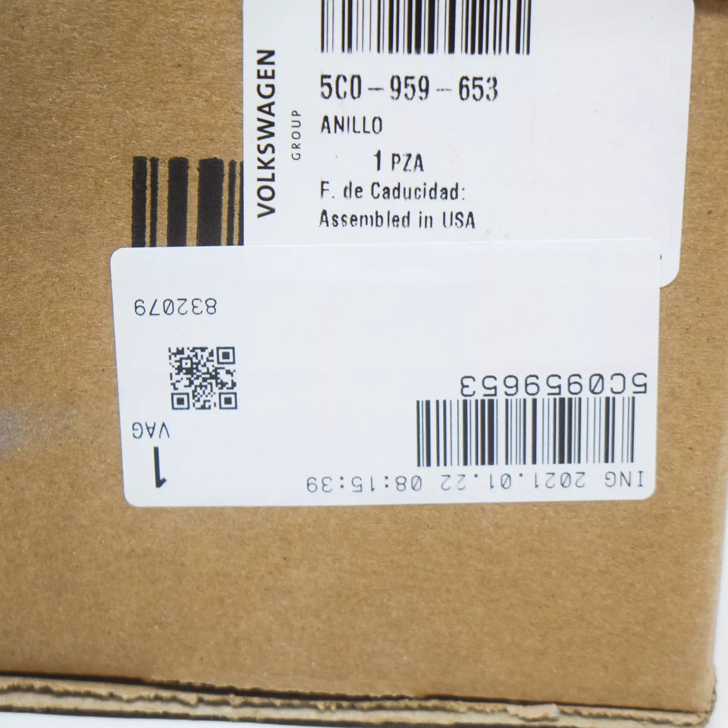 NEW VOLKSWAGEN BEETLE A5 STEERING WHEEL SLIP RING SQUIB 5C0959653 ORIGINAL