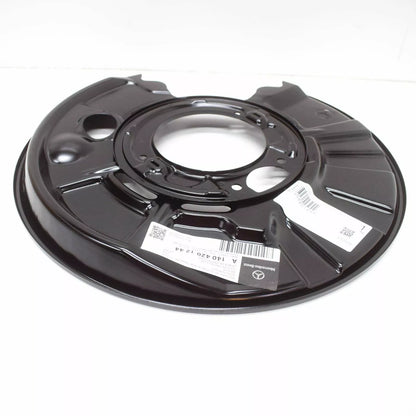 NEW MB S W140 REAR LEFT WHEEL BRAKE PROTECTIVE PLATE A1404201244 ORIGINAL