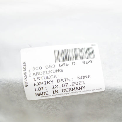 NEW VOLKSWAGEN PASSAT B6 LEFT FRONT BUMPER GRILLE 3C0853665D9B9 ORIGINAL