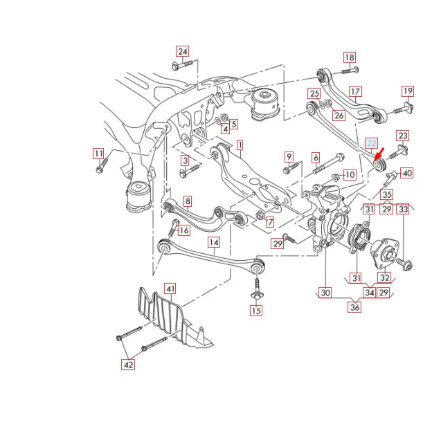 NEW AUDI Q7 4M REAR RIGHT WISHBONE 4M0501530Q 2016