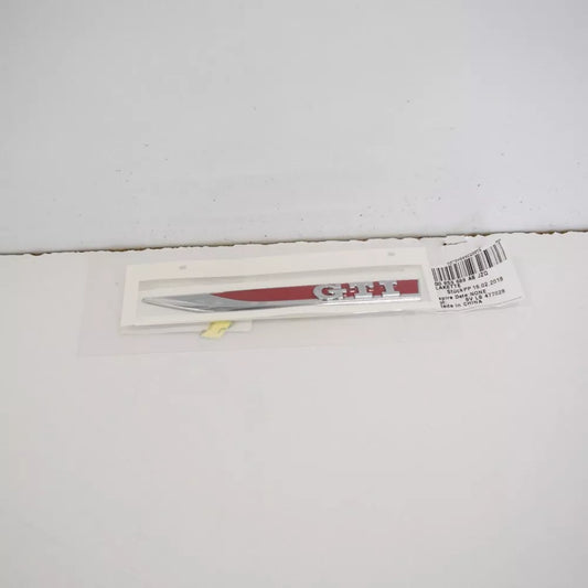 NEW VOLKSWAGEN GOLF MK7 5G LEFT FENDER GTI STICKER LOGO 5G0853688ASJZQ ORIGINAL