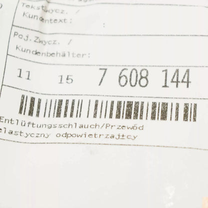 NEW BMW F20 F21 F30 F31 CYLINDER HEAD VENT HOSE 7608144 11157608144 ORIGINAL