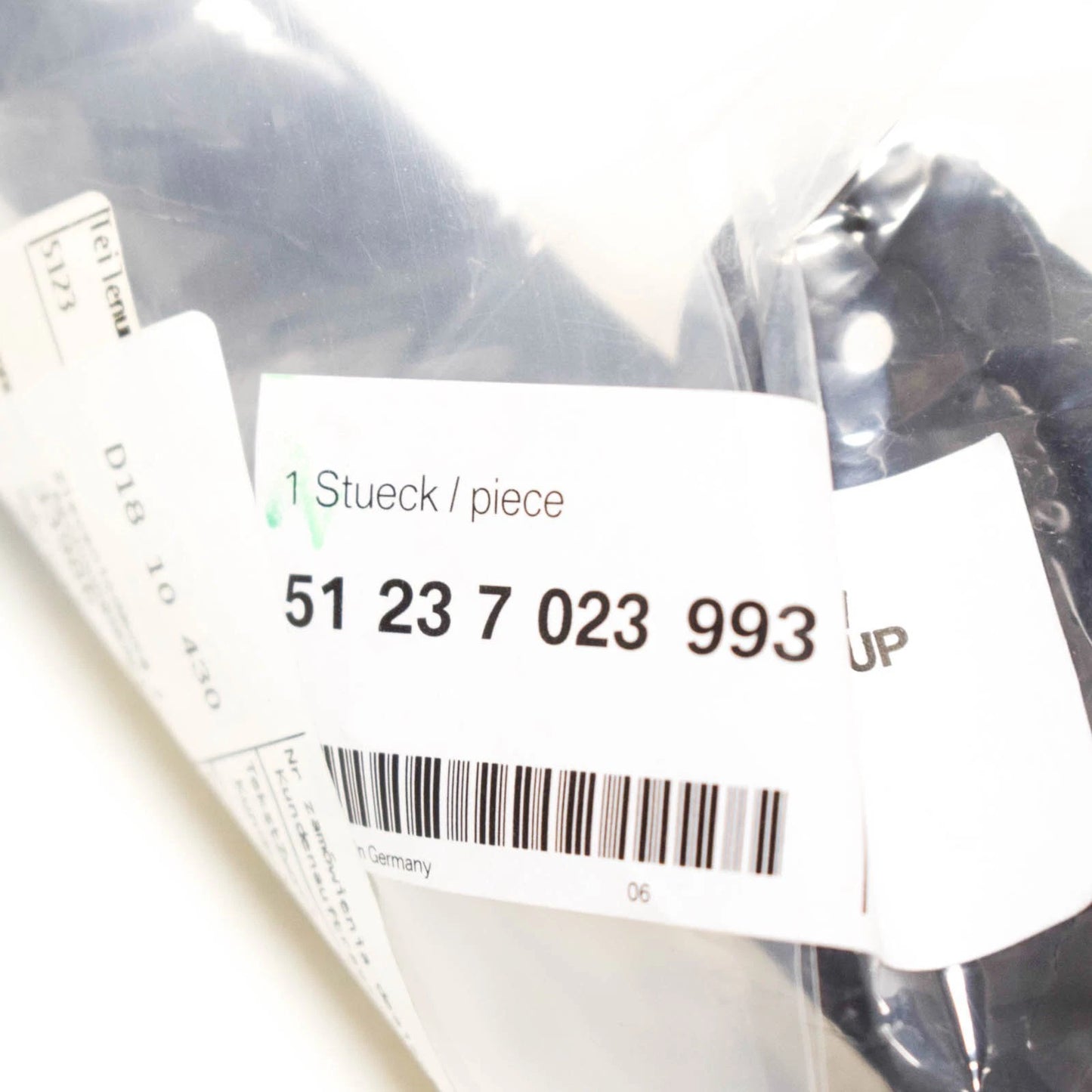 NEW BMW 7 E65 HOOD RELEASE HANDLE BRACKET 51237023993 RHD ORIGINAL