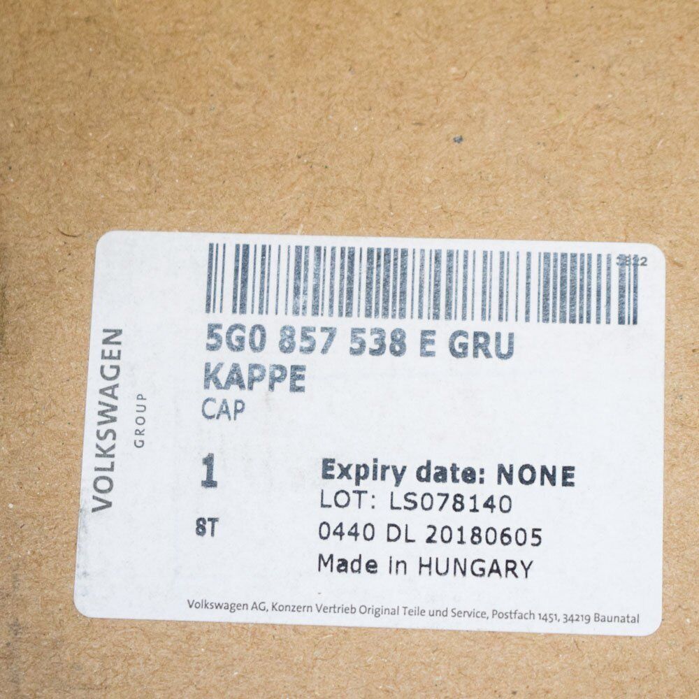 NEW VOLKSWAGEN GOLF MK7 FRONT RIGHT DOOR MIRROR FRAME 5G0857538EGRU ORIGINAL