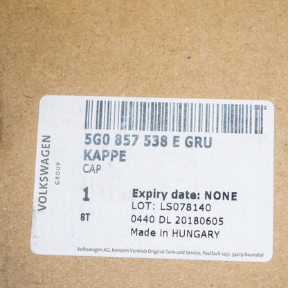 NEW VOLKSWAGEN GOLF MK7 FRONT RIGHT DOOR MIRROR FRAME 5G0857538EGRU ORIGINAL