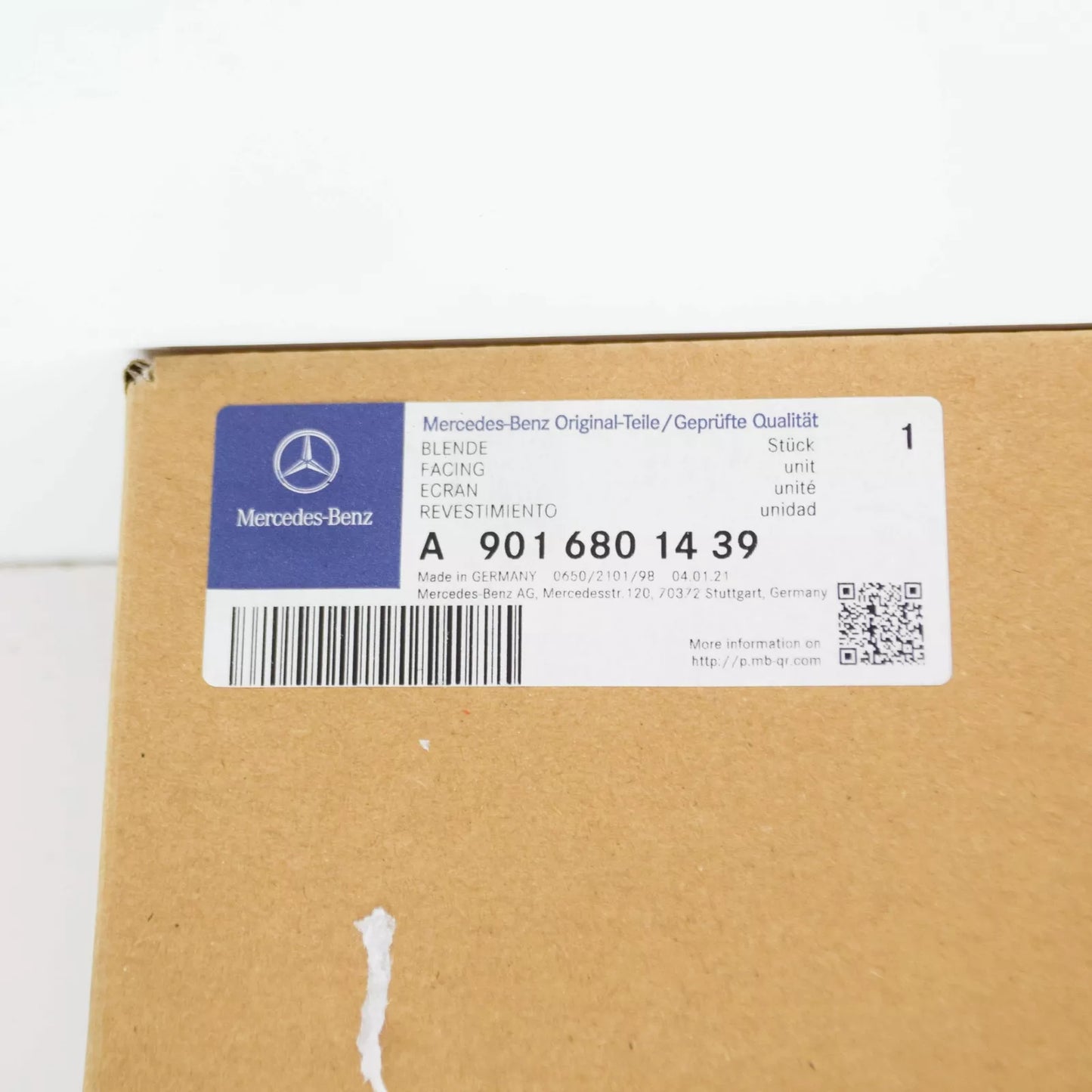 NEW MERCEDES-BENZ SPRINTER 903 INSTRUMENT CLUSTER MOLDING A9016801439