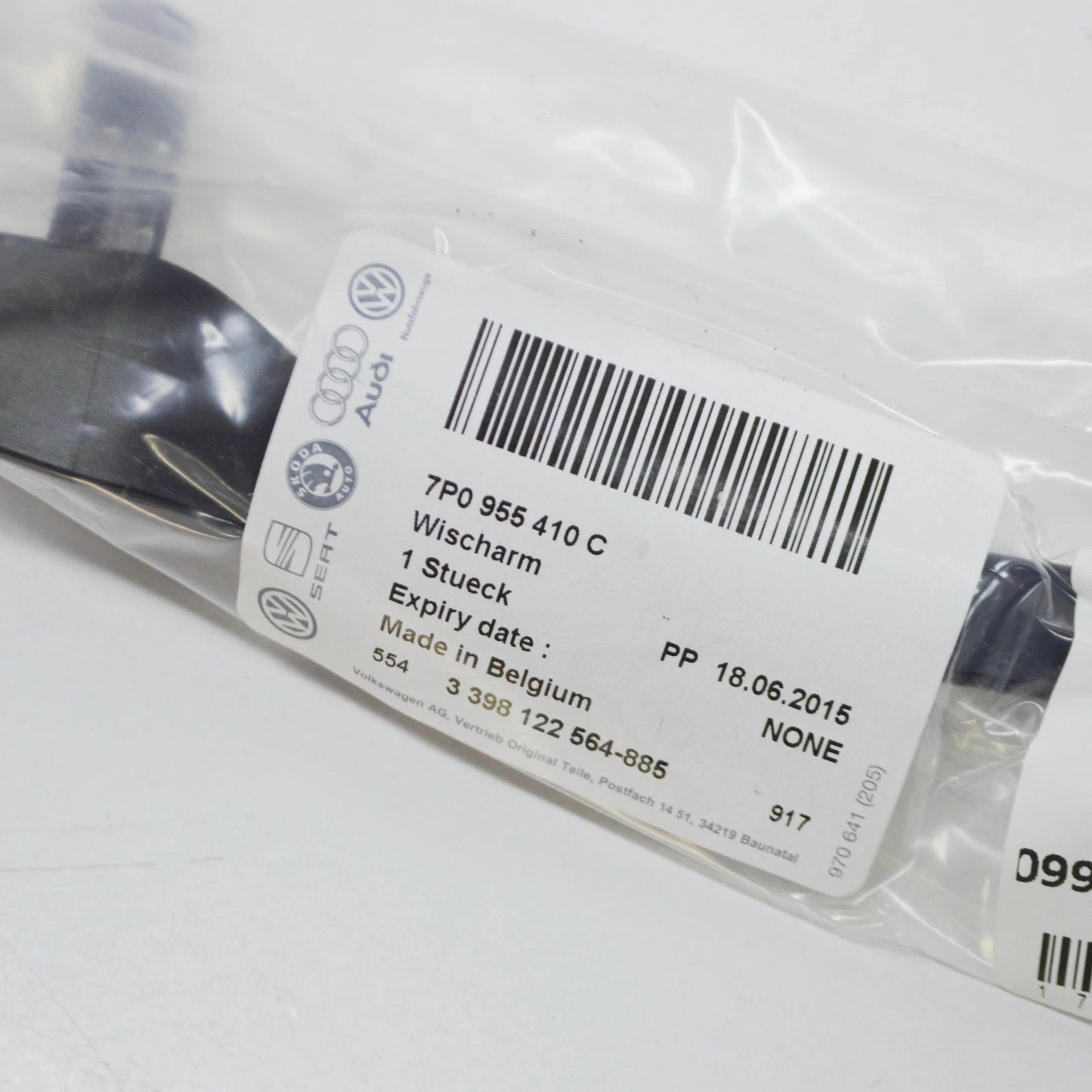 NEW VW TOUAREG 7P FRONT RIGHT WIPER ARM RHD 7P0955410C ORIGINAL