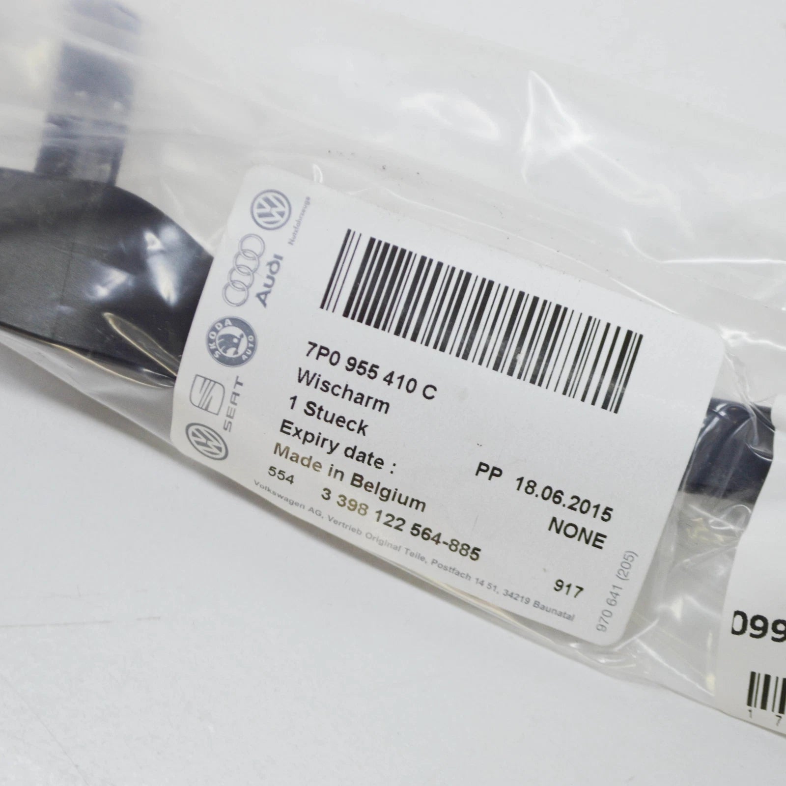 NEW VW TOUAREG 7P FRONT RIGHT WIPER ARM RHD 7P0955410C ORIGINAL