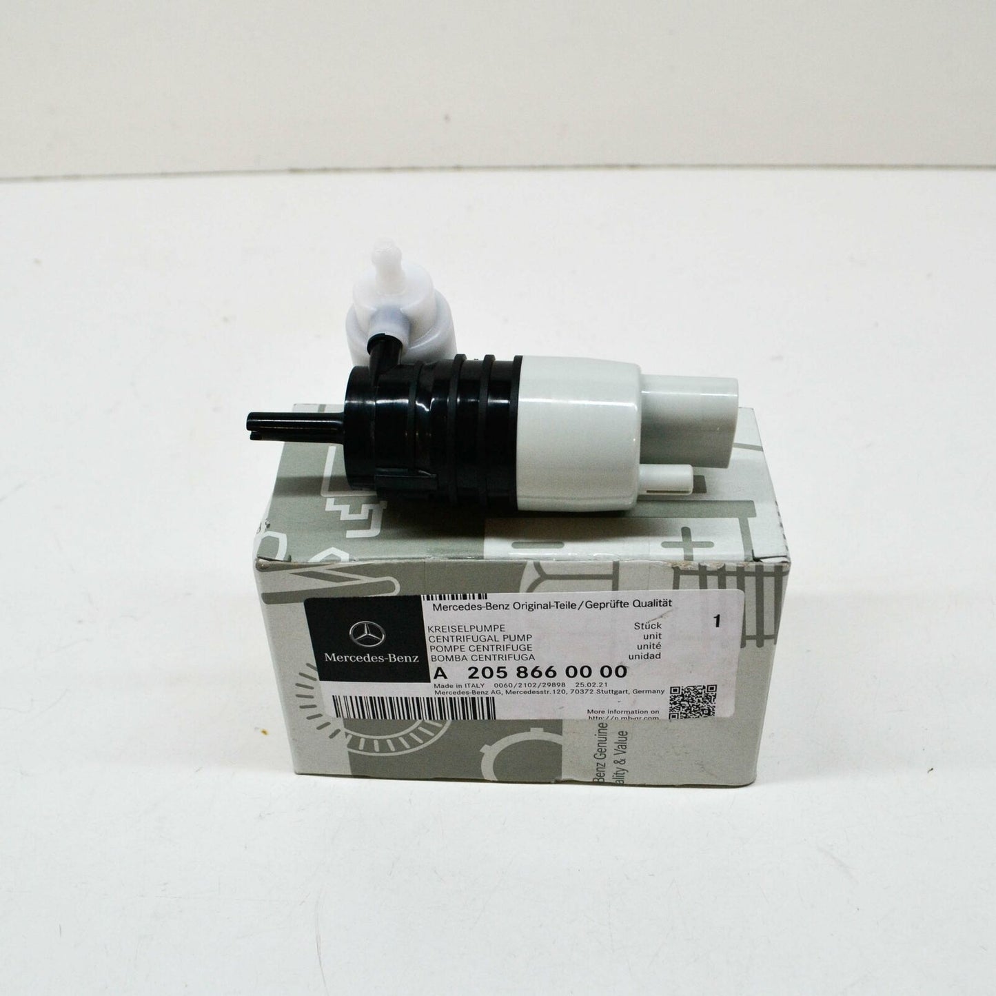 NEW MB C T-MODEL S205 WINDSHIELD WASHER PUMP MOTOR A2058660000 ORIGINAL
