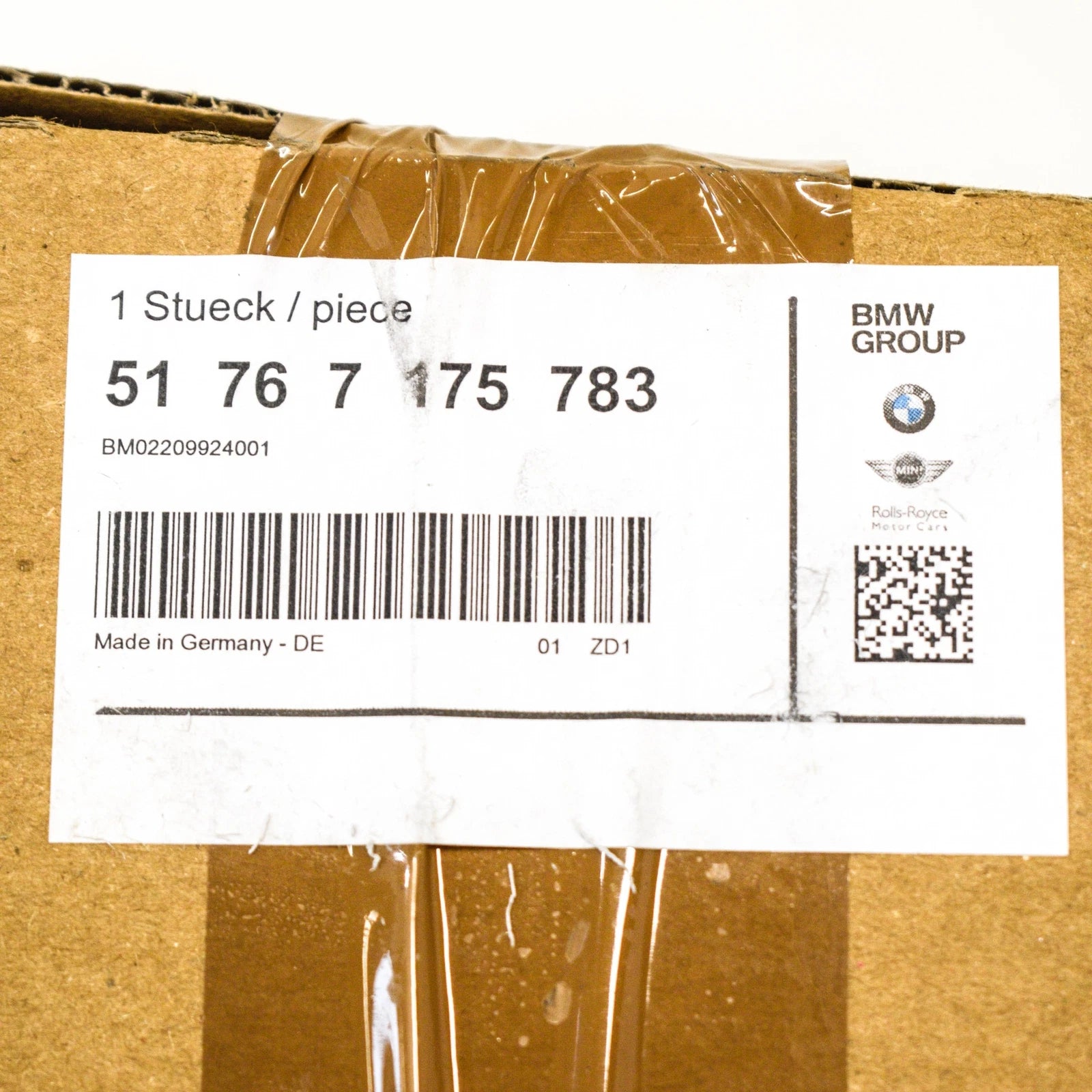 NEW BMW 3 E92 FRONT LEFT DOOR WEATHER STRIP SEAL 51767175783 ORIGINAL