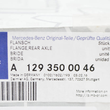 NEW MERCEDES-BENZ SL R129 REAR AXLE SUSPENSION FLANGE A1293500046