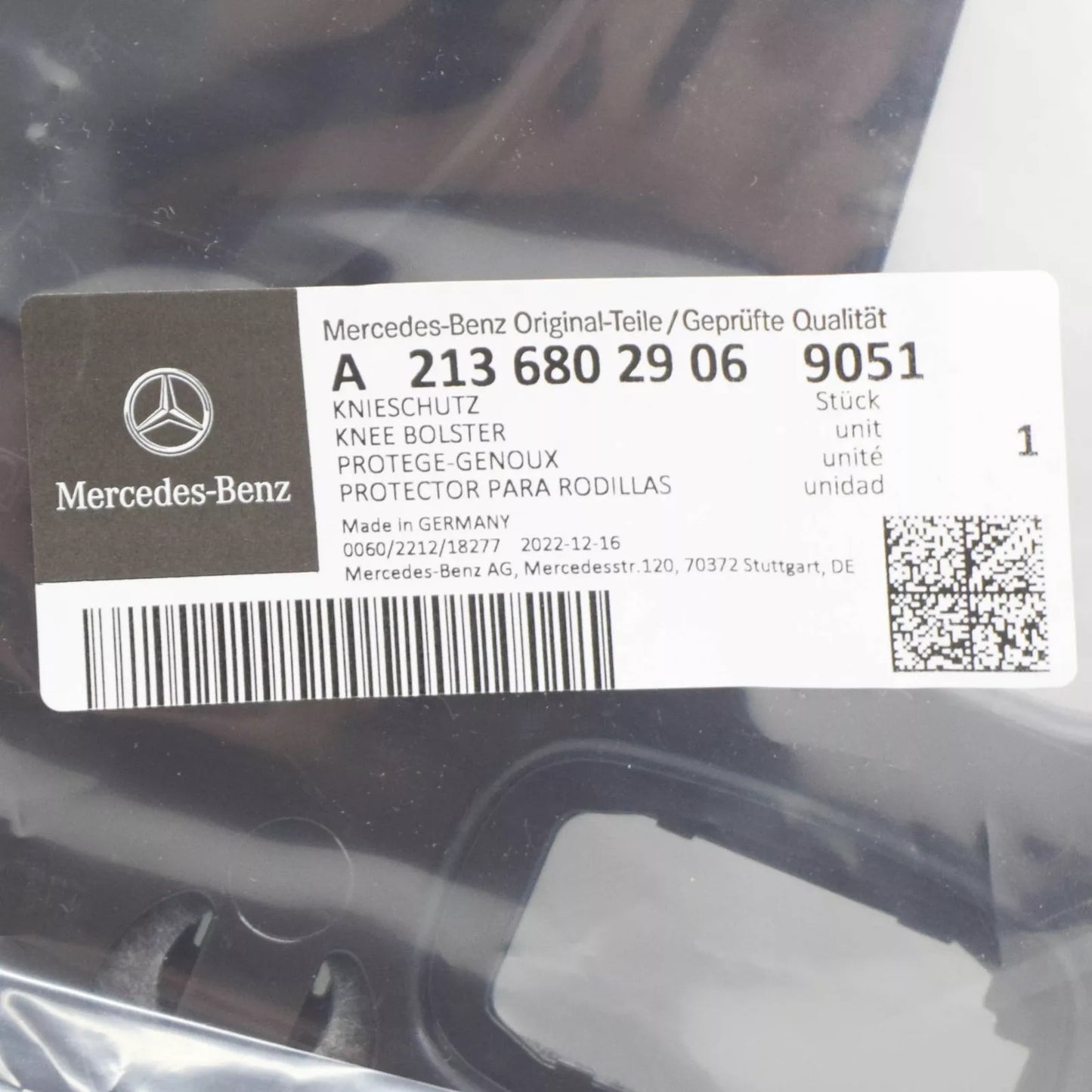 NEW MERCEDES-BENZ E W213 DASH PANEL TRIM LOWER A21368029069051 ORIGINAL