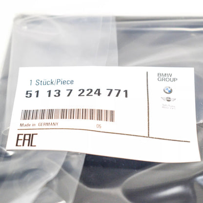 NEW BMW 6 F12 FRONT BUMPER NUMBER PLATE HOLDER BRACKET 51137224771 ORIGINAL