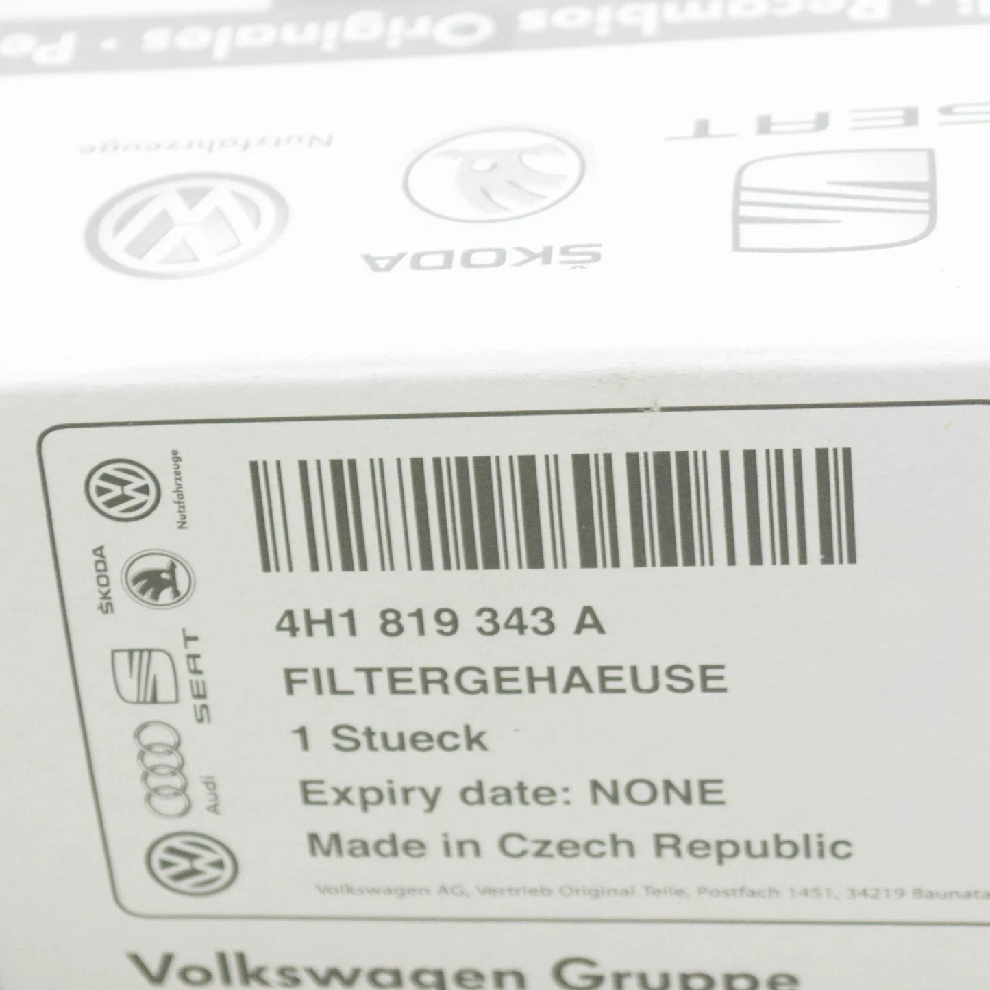 NEW AUDI A8 4H AIR FILTER HOUSING LHD 4H1819343A