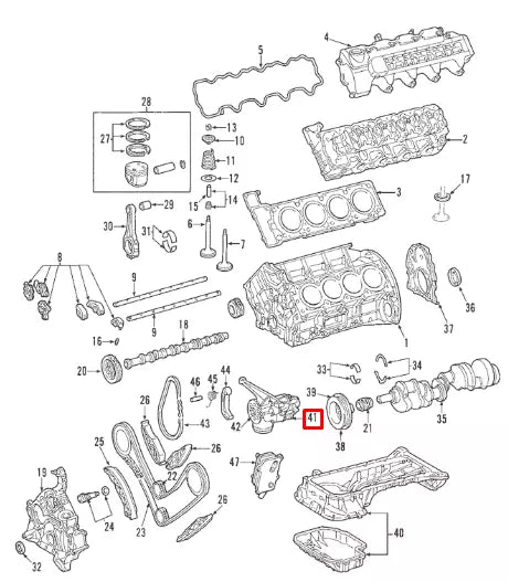 NEW MERCEDES BENZ CLK C209 ENGINE OIL PUMP A1131800901 ORIGINAL