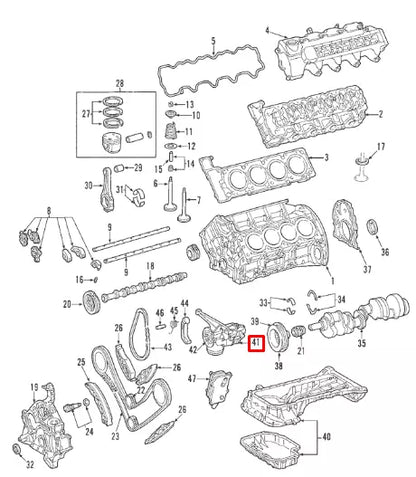 NEW MERCEDES BENZ CLK C209 ENGINE OIL PUMP A1131800901 ORIGINAL